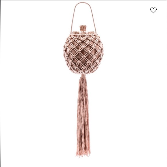 Ulla Johnson rattan Bag Leia with cord fringes - Picture 1 of 14